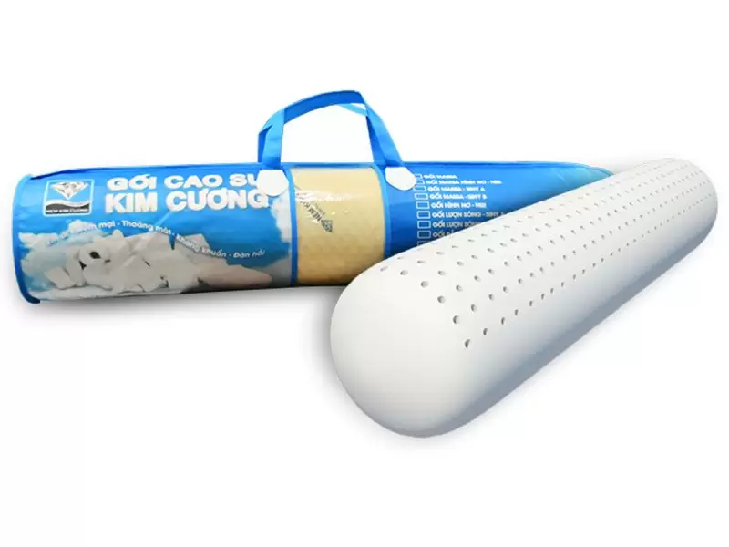 Gối Ôm Cao Su Kim Cương 